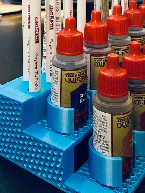 Giá kệ lắp ghép cho sơn mô hình và cọ vẽ - Image 4