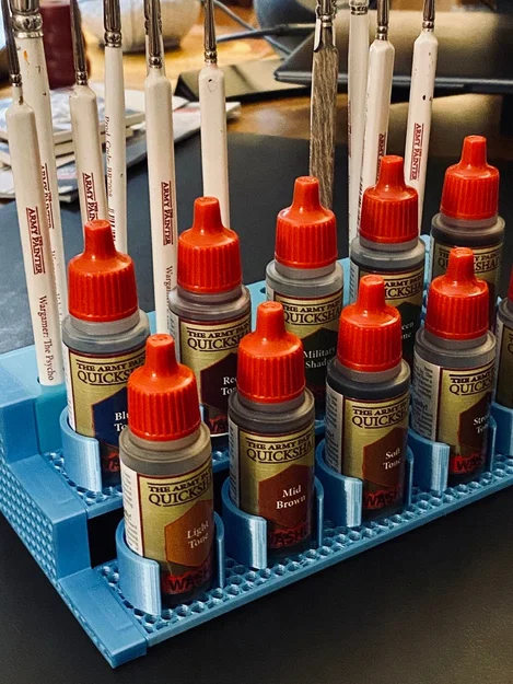 Giá kệ lắp ghép cho sơn mô hình và cọ vẽ - Image 6