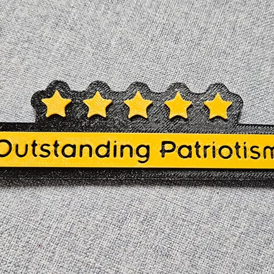 Mô hình chiến thắng "Lòng yêu nước xuất sắc" từ Helldivers 2