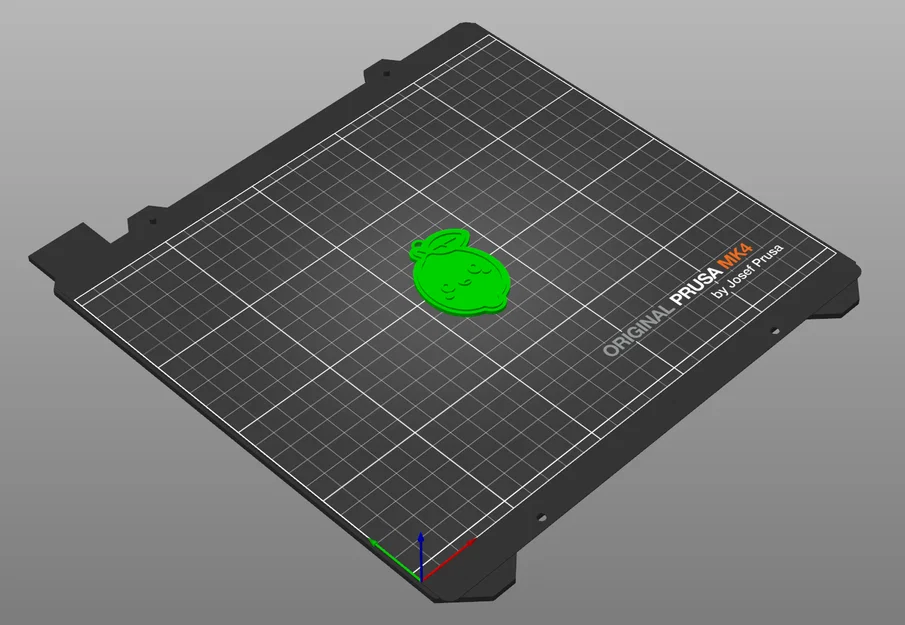 Móc khóa hình quả chanh dễ thương (Cute Lemon Keychain) - File in 3D - Image 2