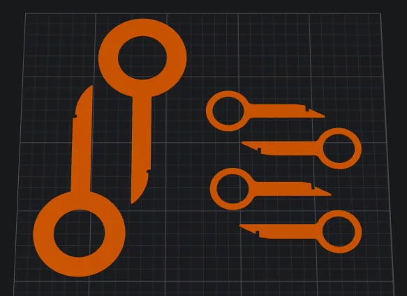 Dụng cụ tháo radio trên ô tô (Radio Removal Tool Key) - Image 1