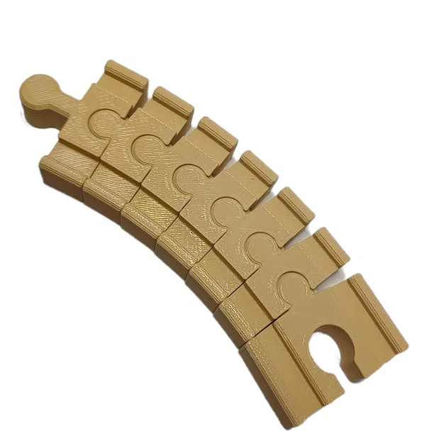 Khớp nối đường ray linh hoạt cho tàu hỏa gỗ - Image 6