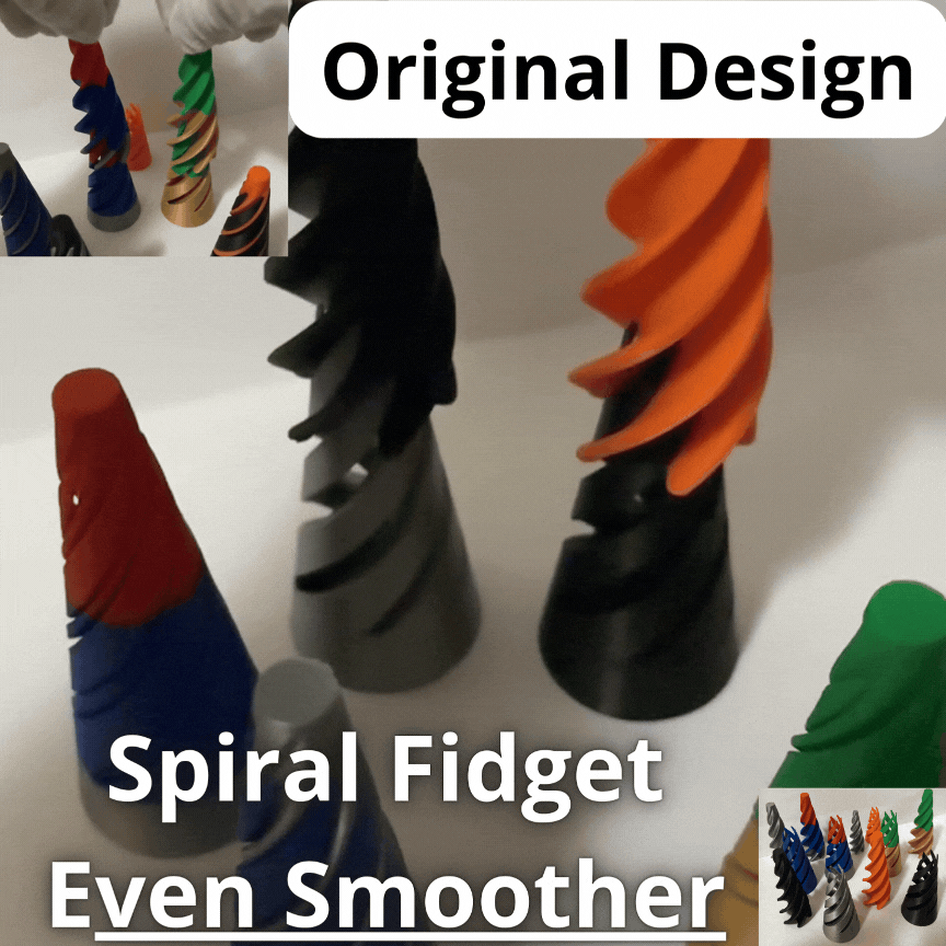 Spiral Fidget - Thiết kế xoắn ốc siêu mượt - Image 1