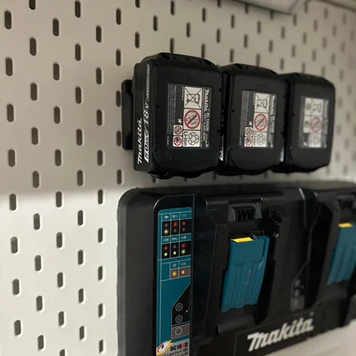 Giá treo Skadis cho bộ sạc Makita DC18RD