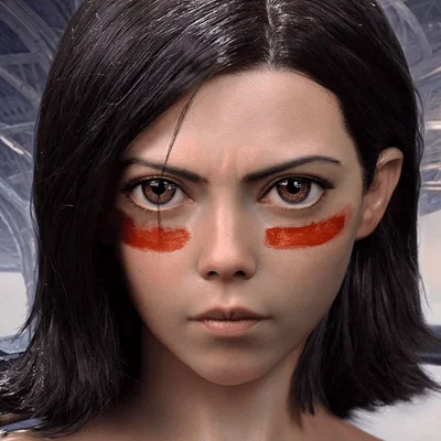 Tượng bán thân Alita Battle Angel: File 3D chi tiết cho người hâm mộ