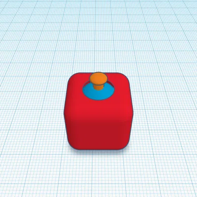 Khối Fidget Cube mini - Đồ chơi giảm stress in 3D dễ thương