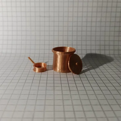 Bộ đồ gốm thu nhỏ (Miniature Pottery Set) cho nhà búp bê
