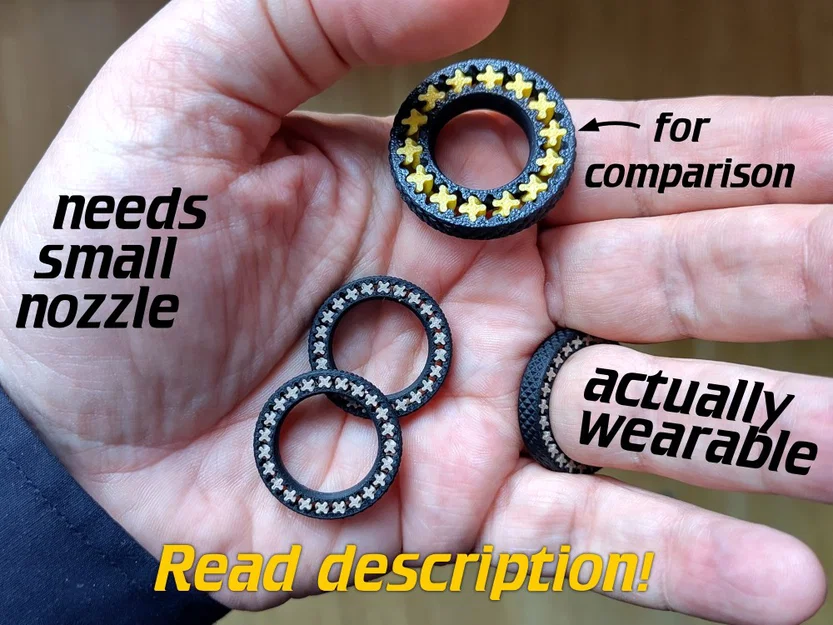 Nhẫn fidget micro-gear - Image 1