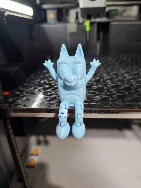 Mô hình 3D Bluey khớp nối linh hoạt cho bé - Image 1