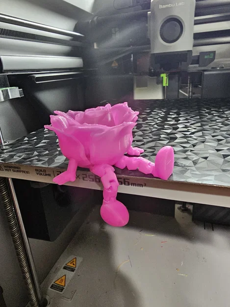 Mô hình bông hồng cử động Valentine (Articulated Rose Buddy) đáng yêu - Image 1