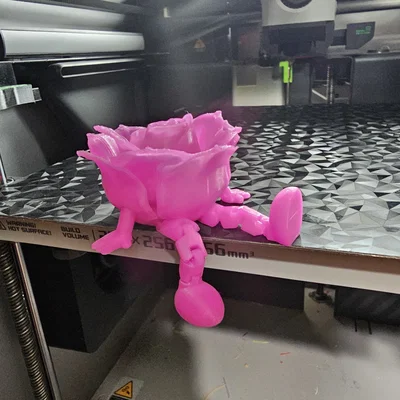 Mô hình bông hồng cử động Valentine (Articulated Rose Buddy) đáng yêu