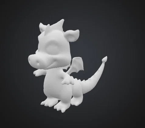 Mô hình chú rồng nhỏ dễ thương dùng trang trí và làm quà tặng 3D - Image 1