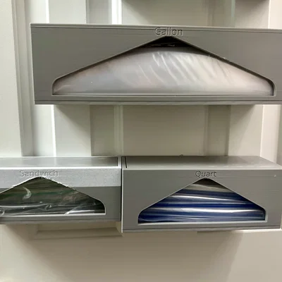 Hộp Đựng Túi Zip Gắn Tường (Ziploc)