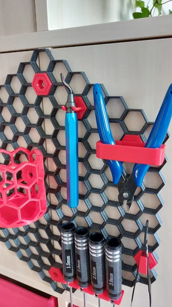 Giá treo dụng cụ vát mép cho Honeycomb Wall - Image 1