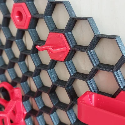 Giá treo dụng cụ vát mép cho Honeycomb Wall
