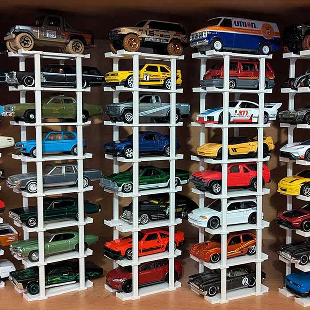 Kệ Trưng Bày Xếp Chồng Cho Xe Mô Hình Hot Wheels & 1/64 - Image 1