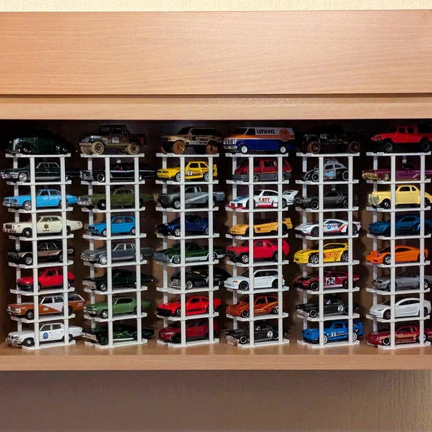 Kệ Trưng Bày Xếp Chồng Cho Xe Mô Hình Hot Wheels & 1/64 - Image 10