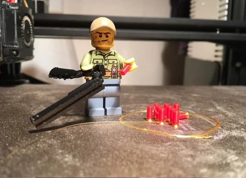 Súng Shotgun Nòng Đôi (Tương thích LEGO) có thể bẻ gập - Image 2
