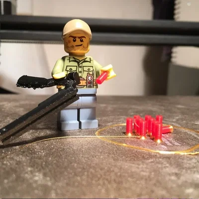 Súng Shotgun Nòng Đôi (Tương thích LEGO) có thể bẻ gập