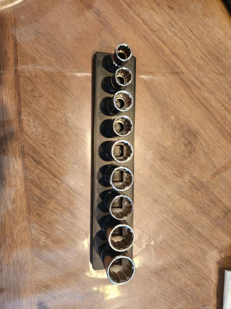 Gridfinity Fixed Socket Rails - 5x1 - Image 4