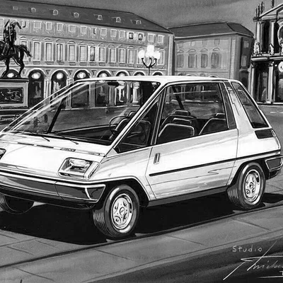 Mô hình 3D xe Fiat 126 City cổ điển - Tải file in chất lượng
