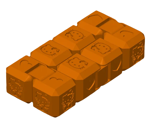 Mô hình đồ chơi Hello Kitty Infinity Cube in 3D cực dễ thương - Image 1