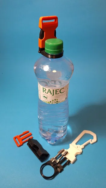 Bộ Khóa Cài Đa Năng 3D: Carabiner, Kẹp Bình Nước, Molle Clip - Image 1