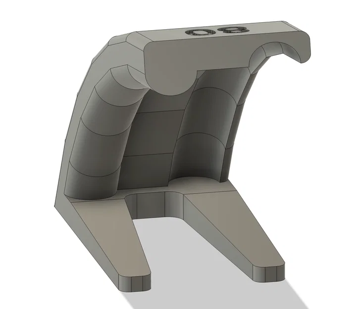 Mô hình kiểm tra góc in Overhang với đường cong 3D - Image 2