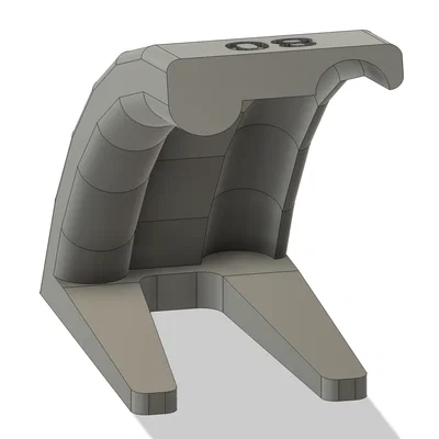 Mô hình kiểm tra góc in Overhang với đường cong 3D