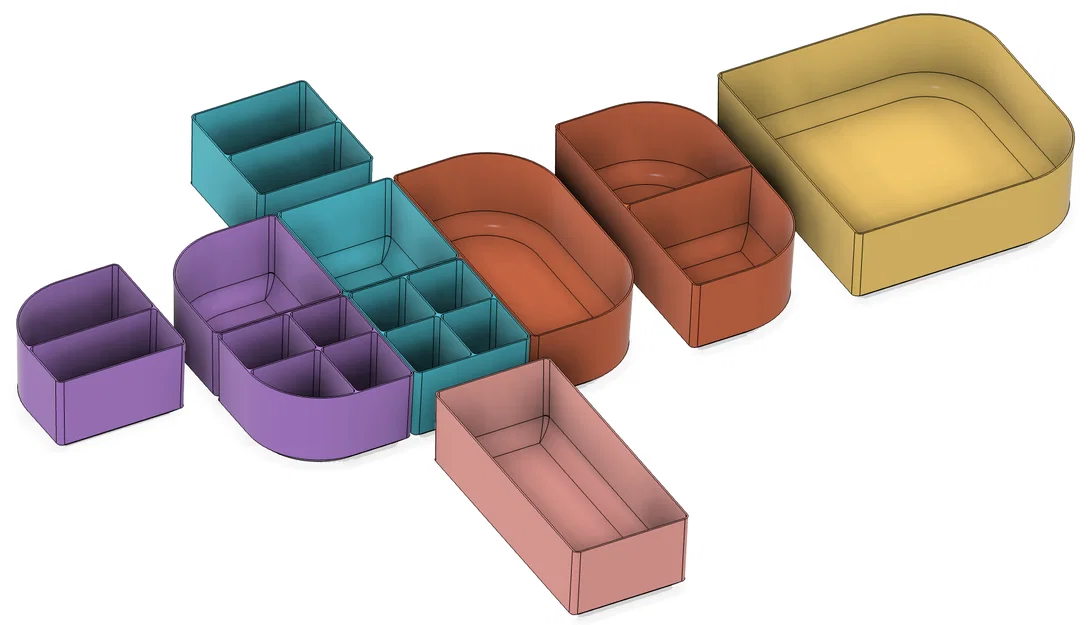 Bộ vách ngăn và khay chia ngăn kéo IKEA Trofast đa năng - Image 1