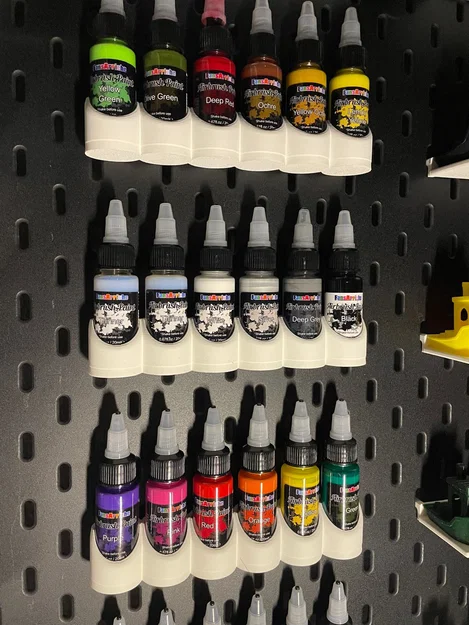 Giá Đỡ Chai Sơn Airbrush Cho Bảng IKEA Skadis - Image 3