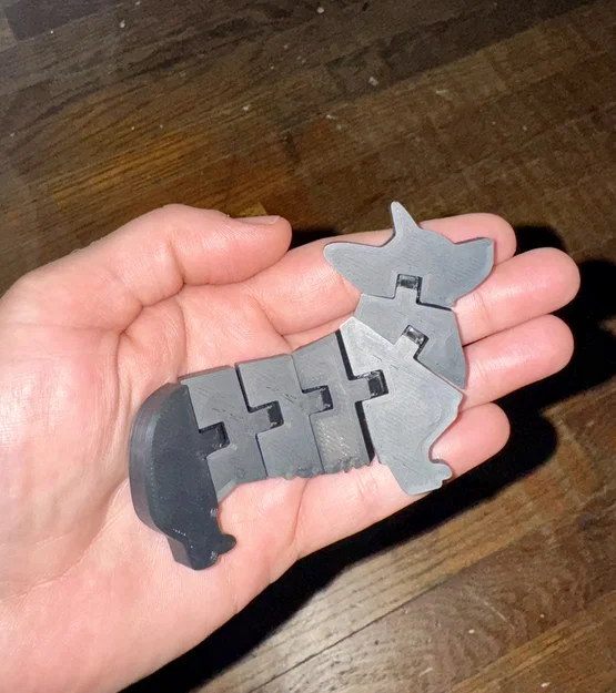Mô hình chú chó Corgi linh hoạt (Articulated Flexi Corgi) in 3D - Image 1
