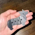 Mô hình chú chó Corgi linh hoạt (Articulated Flexi Corgi) in 3D - Thumbnail 1
