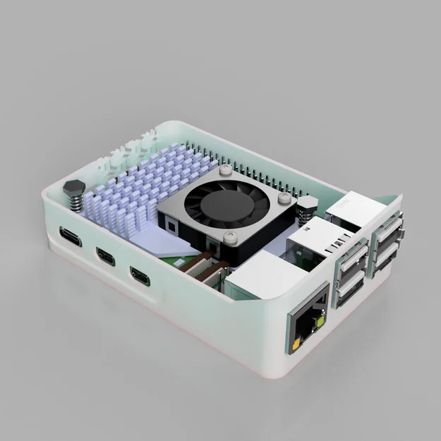 Vỏ Case Tùy Chỉnh Cho Raspberry Pi 5 - Image 5
