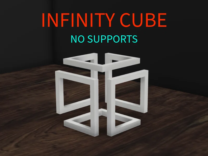 Infinity Cube - Mẫu khối vô cực không cần support - Image 1