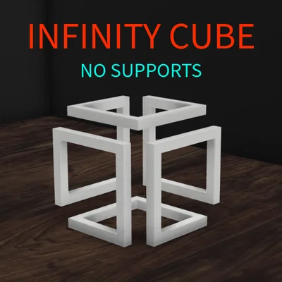 Infinity Cube - Mẫu khối vô cực không cần support