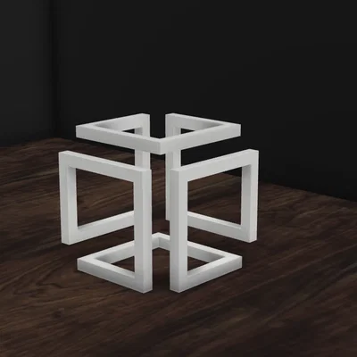 Infinity Cube - Mẫu khối vô cực không cần support