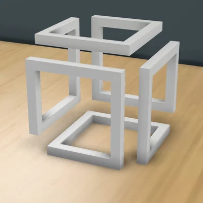 Infinity Cube - Mẫu khối vô cực không cần support