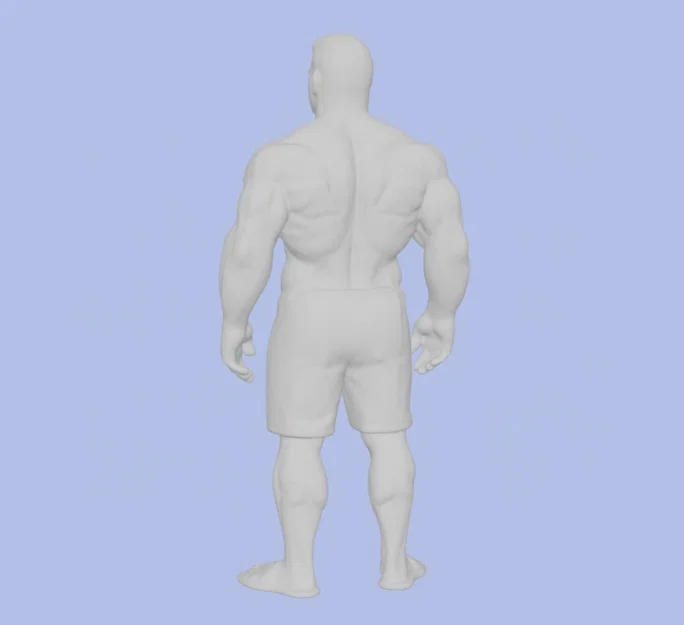 Mô hình 3D người đàn ông cơ bắp khỏe khoắn cho dân tập gym - Image 4