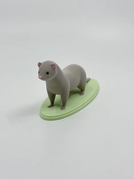 Mô hình chú chồn Ferret thực tế - Image 2