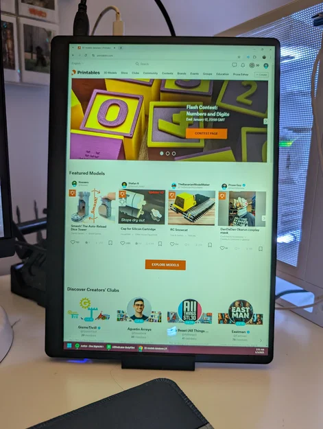 Chân đế 3D dựng dọc cho màn hình di động ZSUS tiện dụng - Image 1