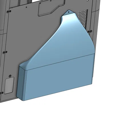 Khay hứng nhựa thừa Low Profile cho máy in Bambu P1S và P1P