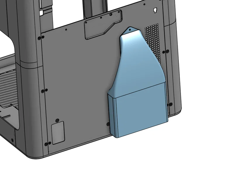 Khay hứng nhựa thừa Low Profile cho máy in Bambu P1S và P1P - Image 2