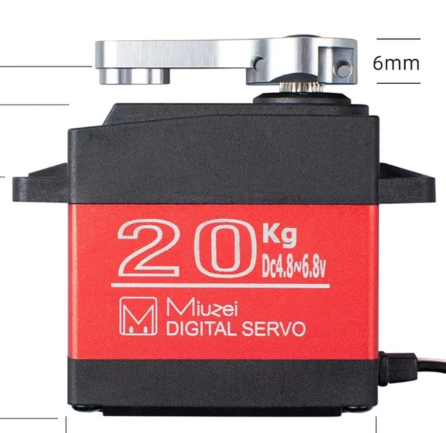 Mô hình 3D Servo Miuzei MS24 Dummy hỗ trợ thiết kế cơ khí - Image 2