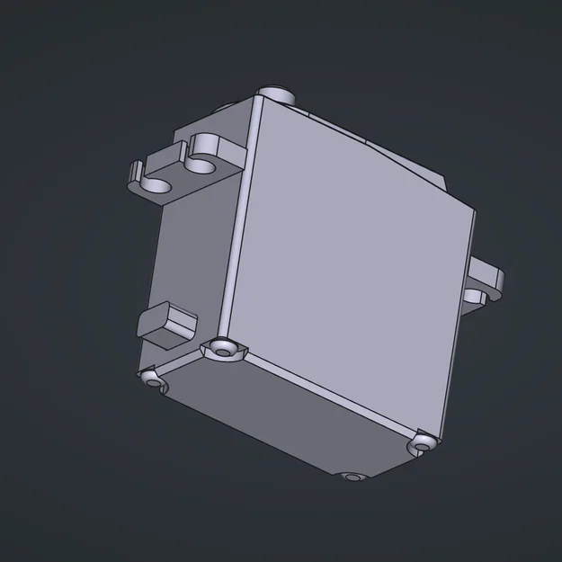 Mô hình 3D Servo Miuzei MS24 Dummy hỗ trợ thiết kế cơ khí - Image 3