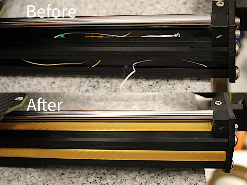 Bộ Nẹp Che Rãnh Nhôm (Rail Covers) cho Prusa MK4S & MK3S - Image 1