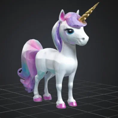 Mô hình kỳ lân (Unicorn) 3D siêu đáng yêu cho bé