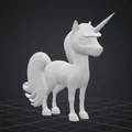 Mô hình kỳ lân (Unicorn) 3D siêu đáng yêu cho bé - Thumbnail 3