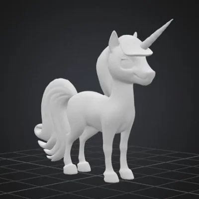 Mô hình kỳ lân (Unicorn) 3D siêu đáng yêu cho bé