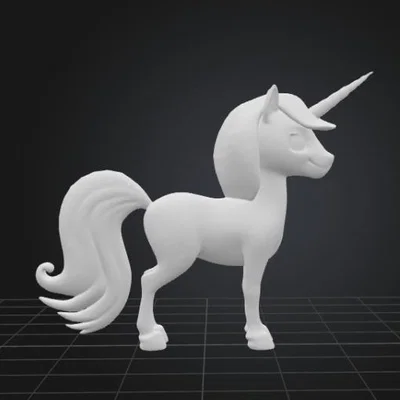 Mô hình kỳ lân (Unicorn) 3D siêu đáng yêu cho bé